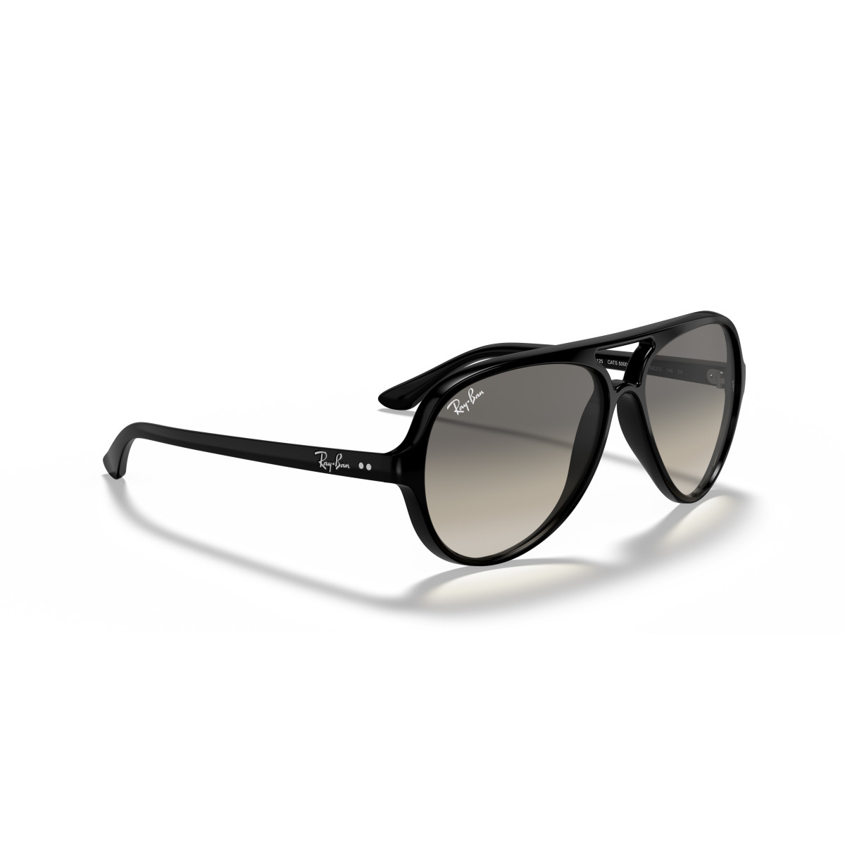 Ray-Ban Cats 5000 Classic päikeseprillid | Black - Light Grey Gradient