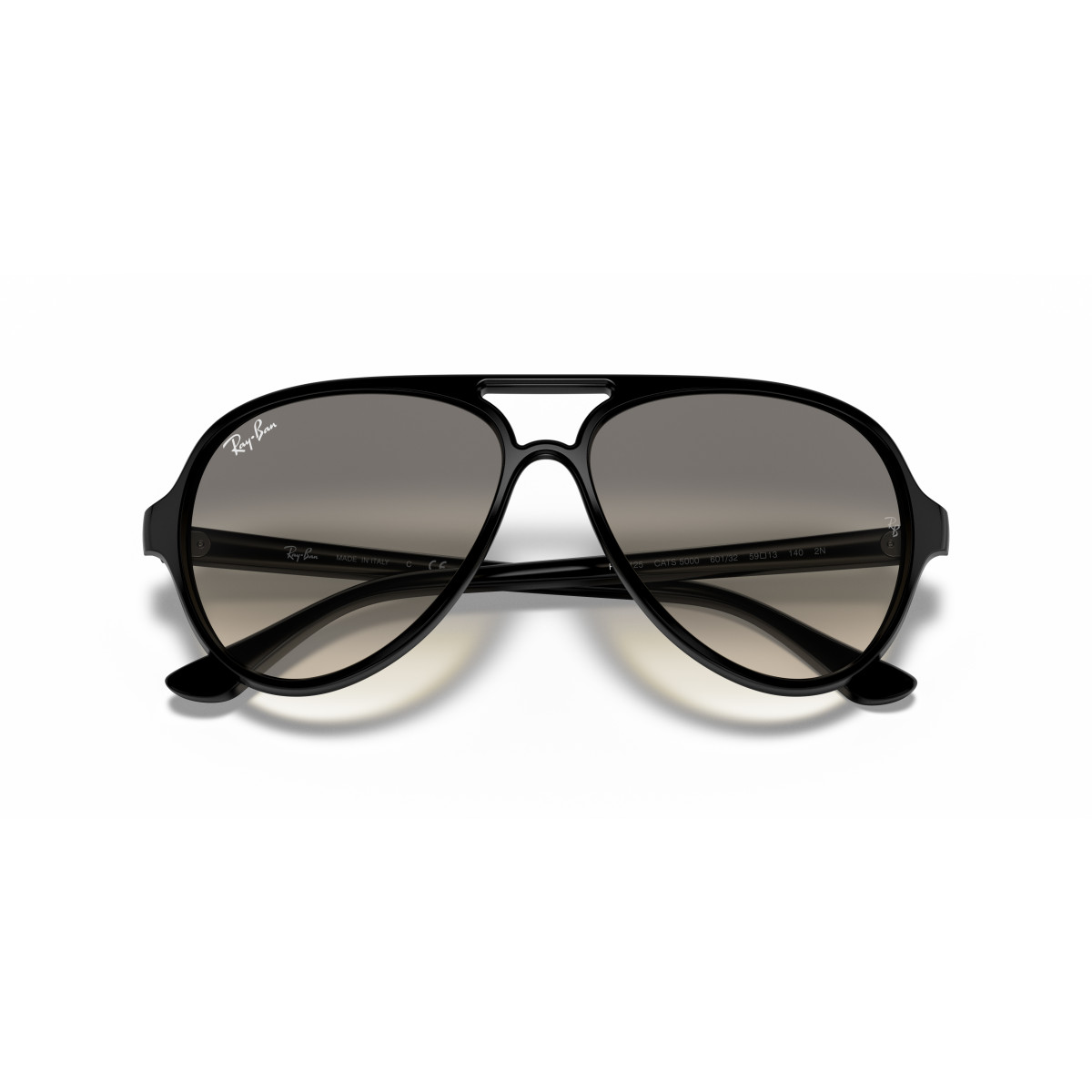 Ray-Ban Cats 5000 Classic päikeseprillid | Black - Light Grey Gradient