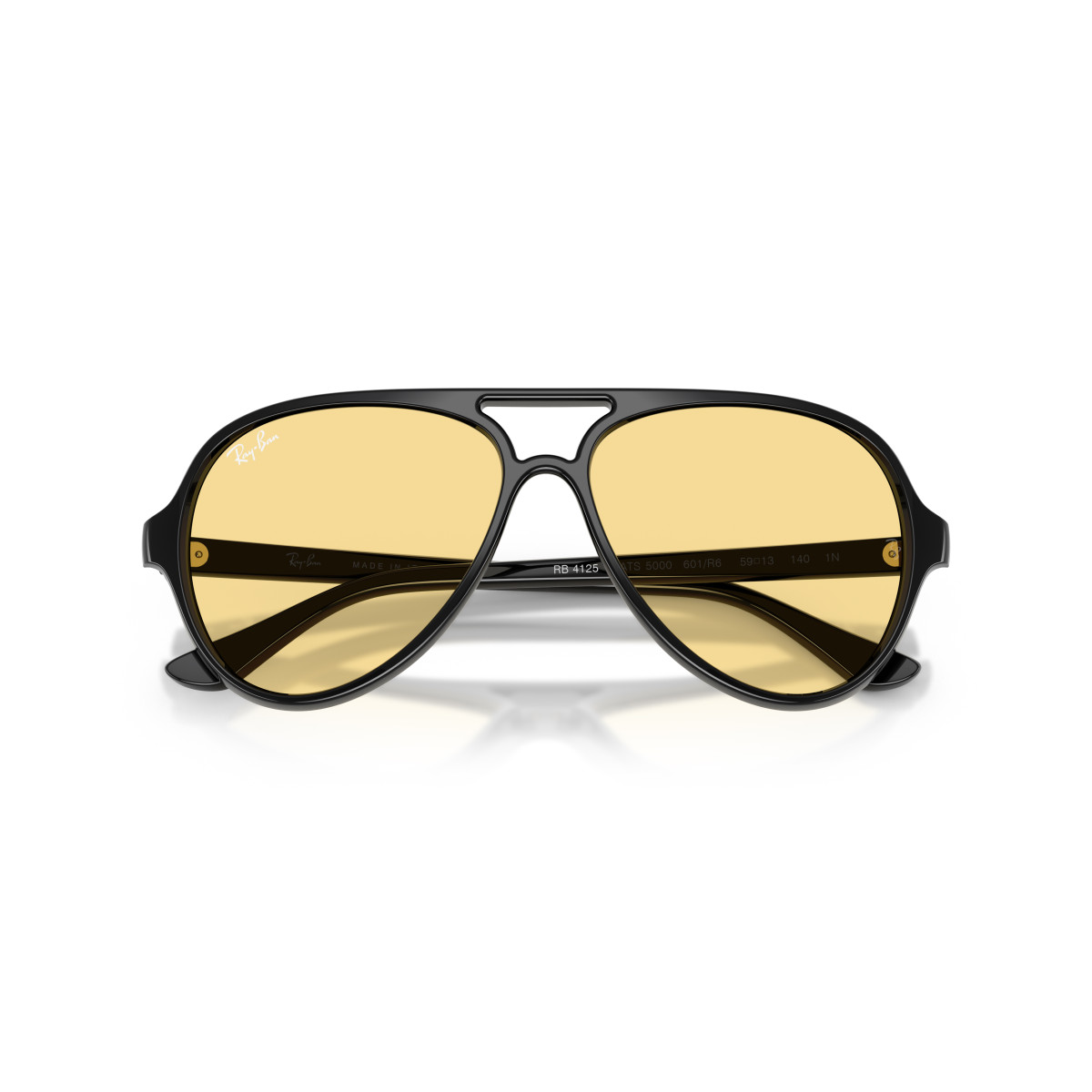 Ray-Ban Cats 5000 Classic päikeseprillid | Black - Yellow