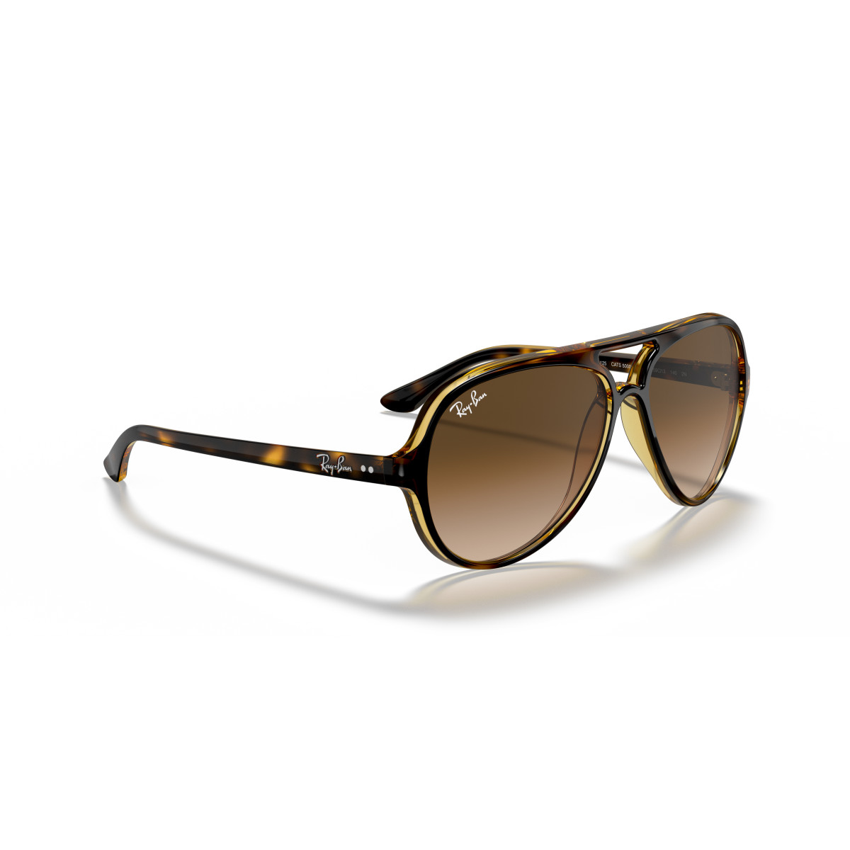 Ray-Ban Cats 5000 Classic päikeseprillid | Light Havana - Light Brown Gradient