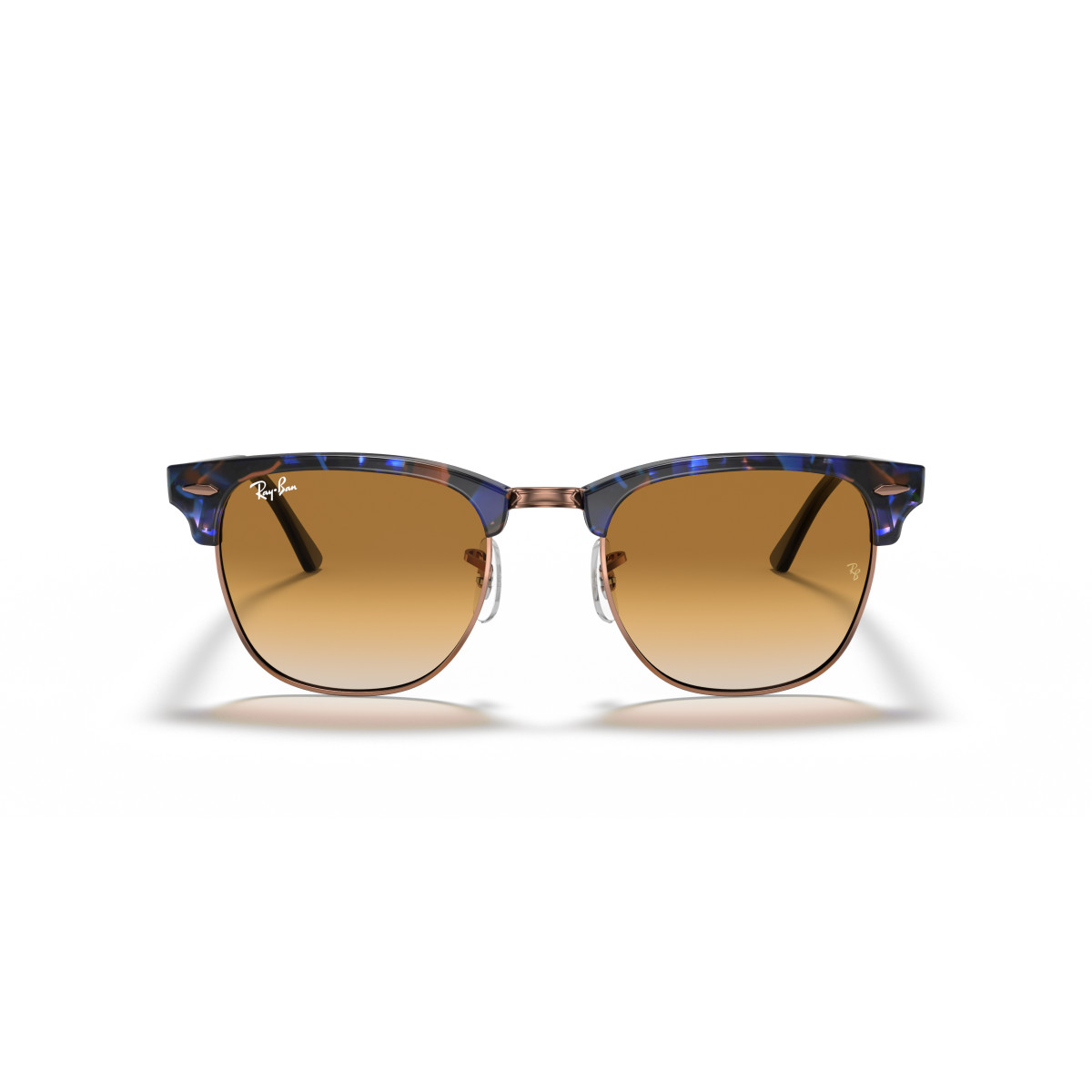 Ray-Ban Clubmaster Fleck päikeseprillid | Brown Blue - Light Brown Gradient