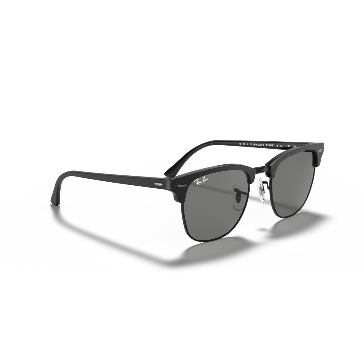 Ray-Ban Clubmaster Classic päikeseprillid | Polarised | Black - Dark Grey
