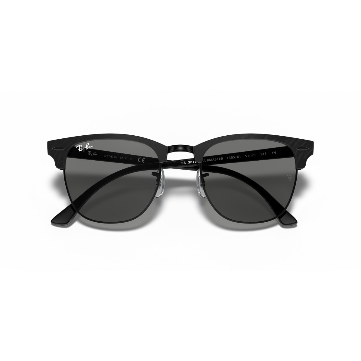 Ray-Ban Clubmaster Classic päikeseprillid | Polarised | Black - Dark Grey