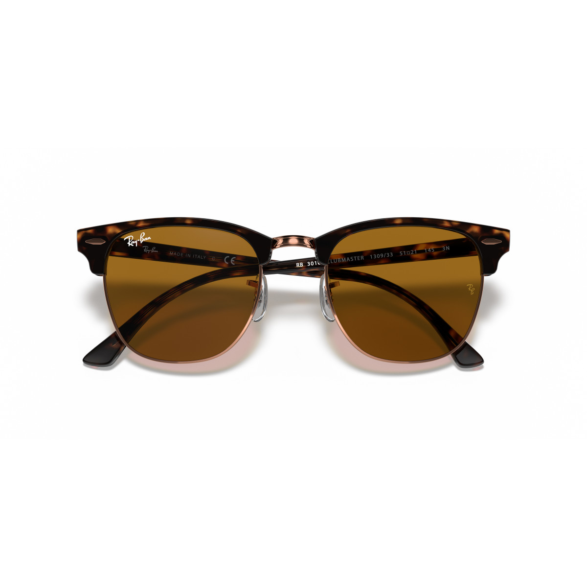 Ray-Ban Clubmaster Classic päikeseprillid | Brown Blue - B-15 Brown