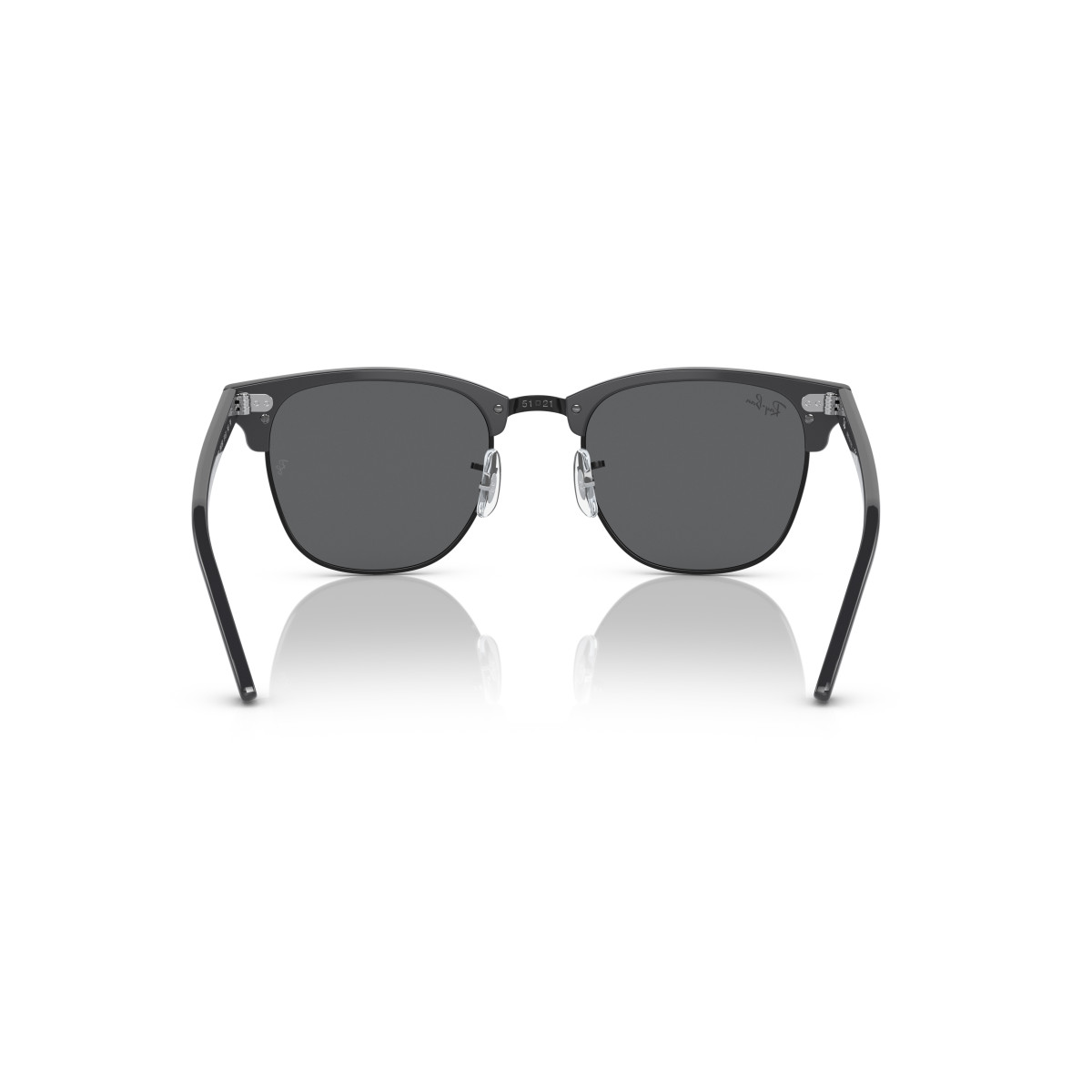 Ray-Ban Clubmaster Classic päikeseprillid | Grey on Black - Dark Grey