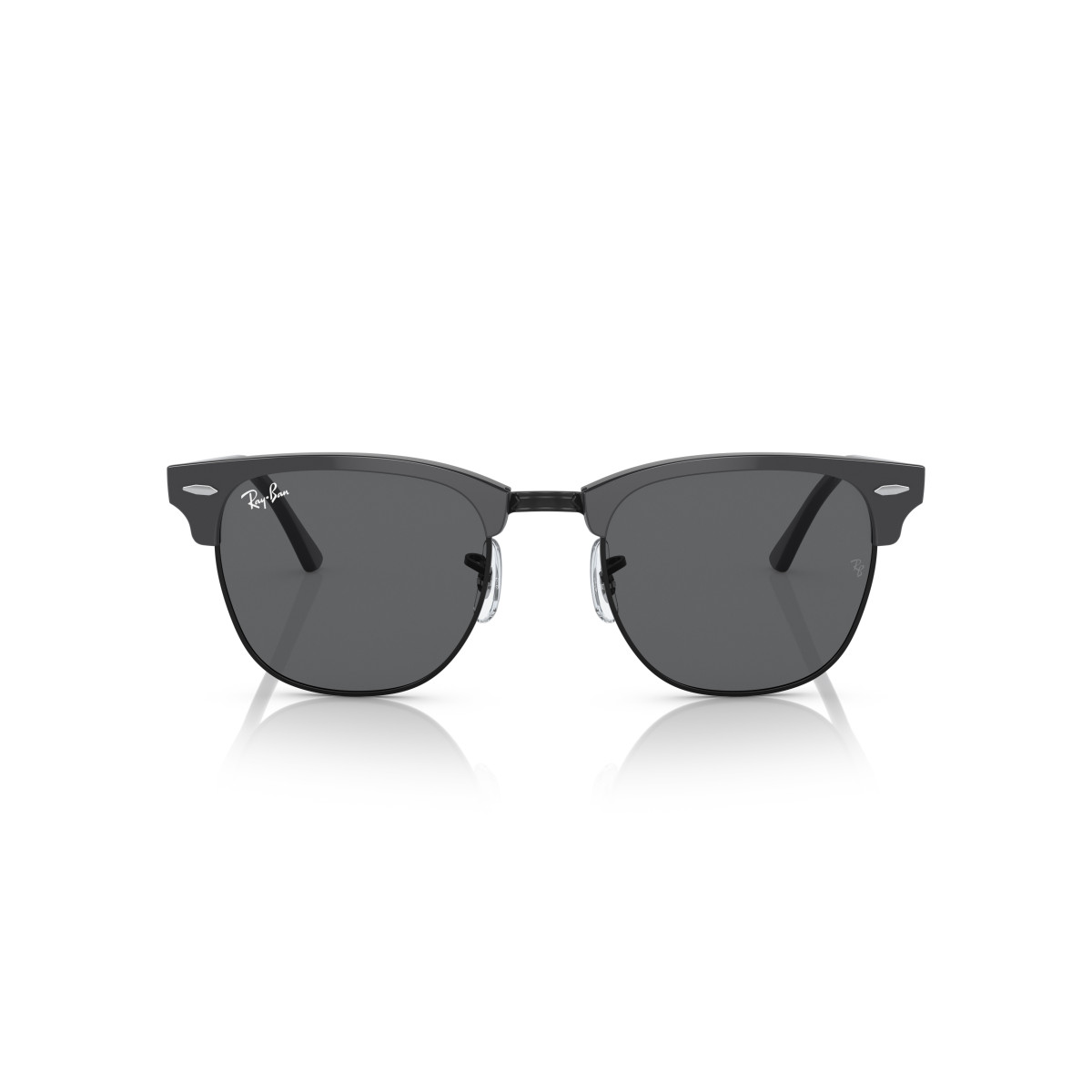 Ray-Ban Clubmaster Classic päikeseprillid | Grey on Black - Dark Grey