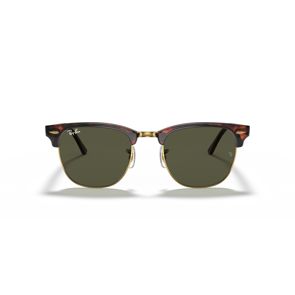 Ray-Ban Clubmaster Classic päikeseprillid | Tortoise On Gold - G-15 Green