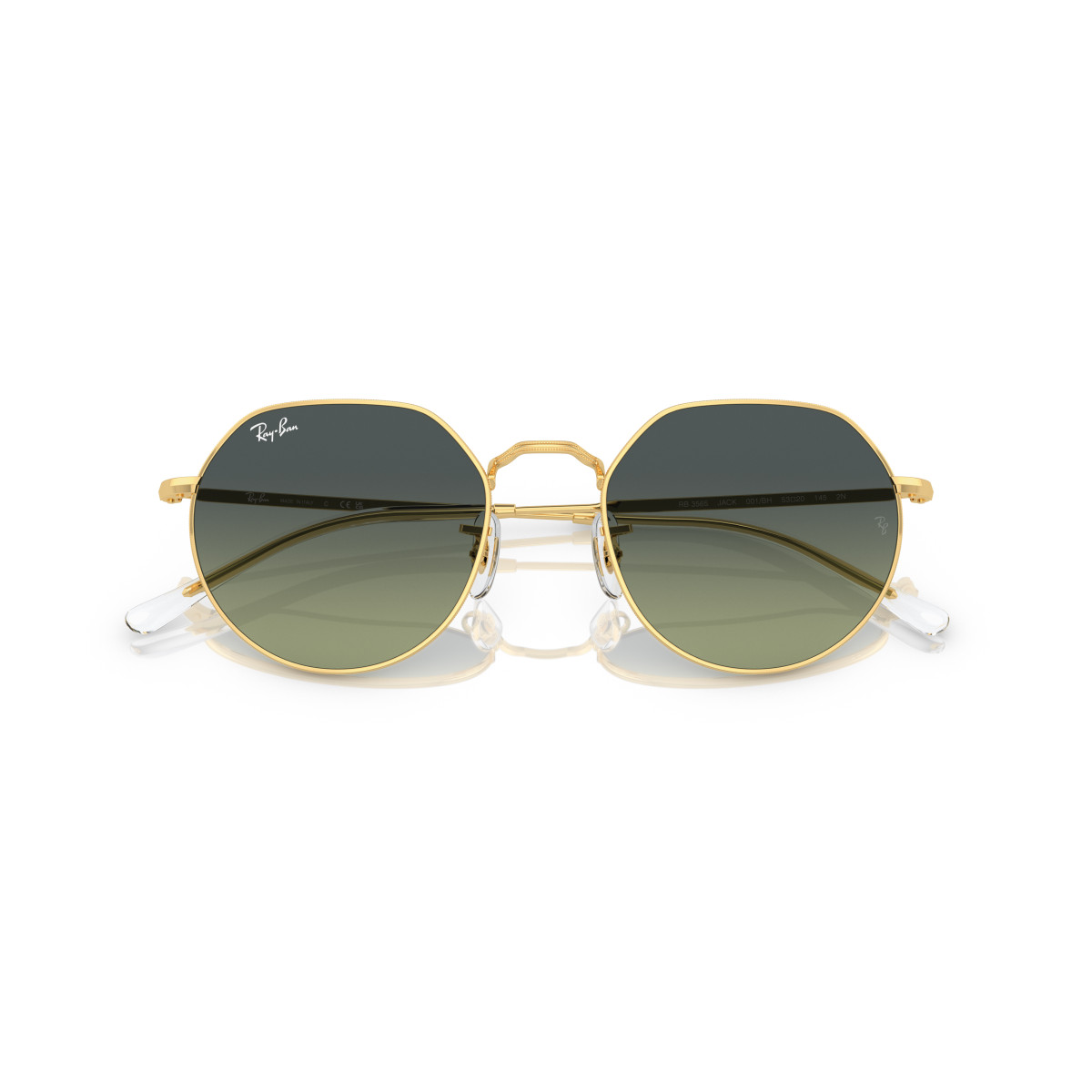 Ray-Ban Jack päikeseprillid | Arista Gold - Green Vintage