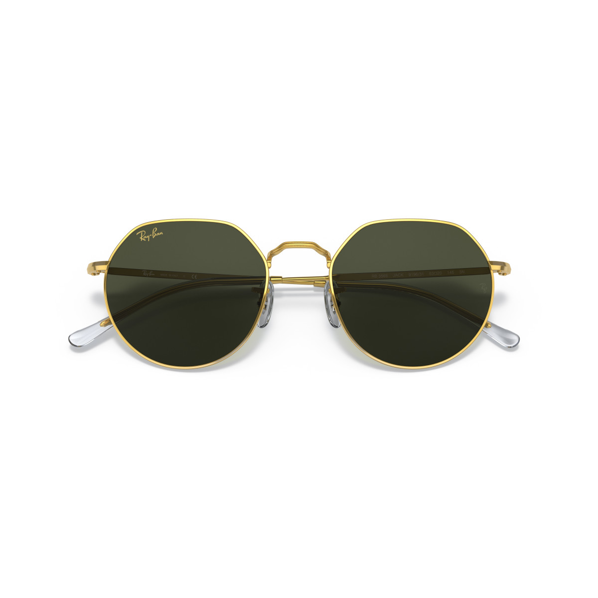 Ray-Ban Jack päikeseprillid | Gold - Green