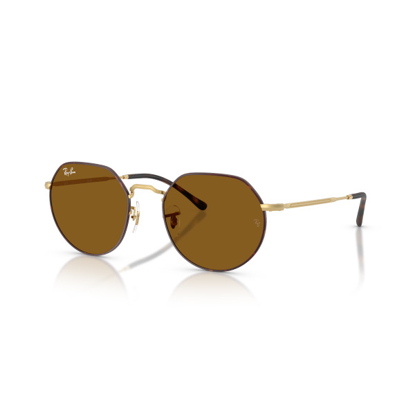 Ray-Ban Jack päikeseprillid | Matt Havana On Matt Arista Gold - Brown