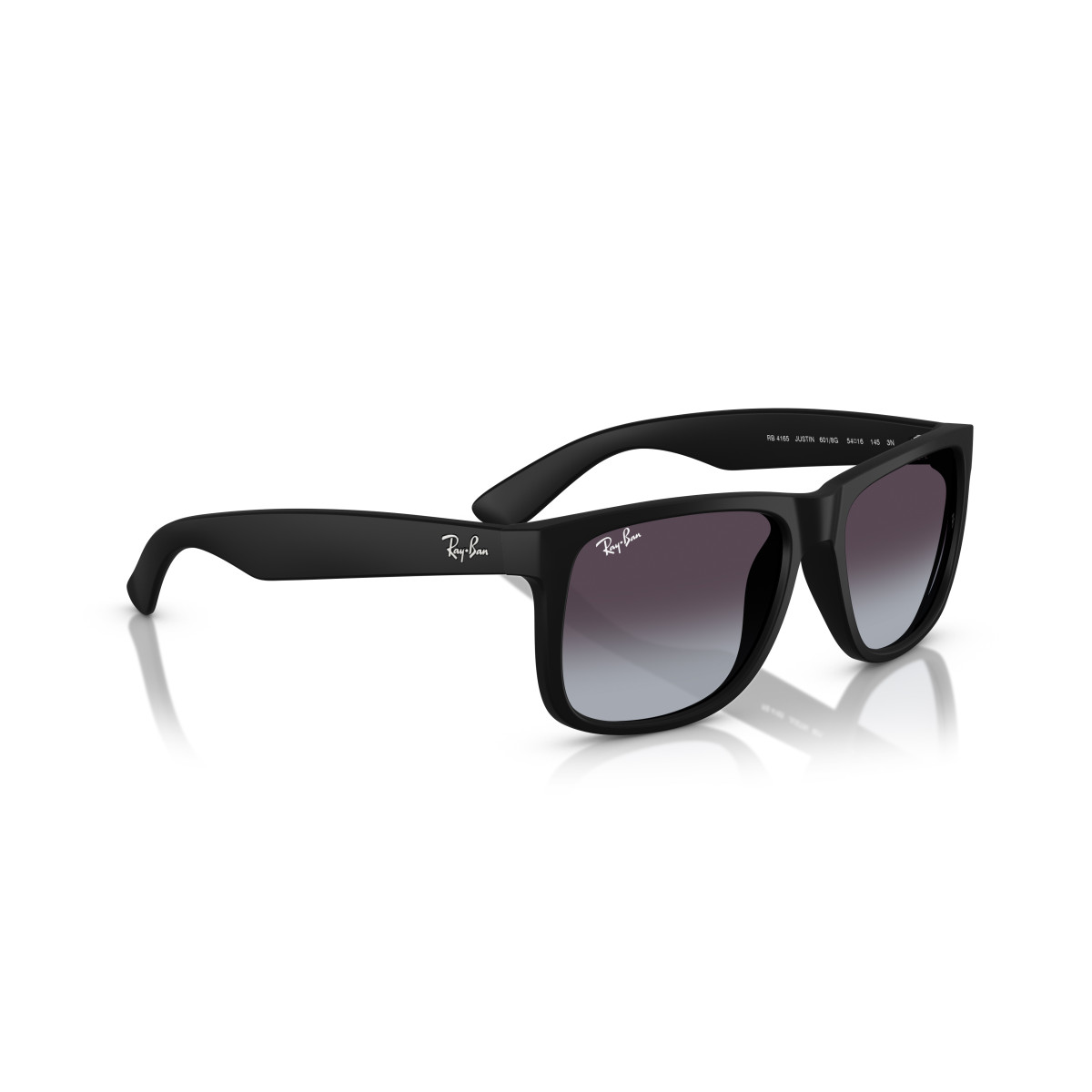 Ray-Ban Justin Classic päikeseprillid | Rubber Black - Dark Grey
