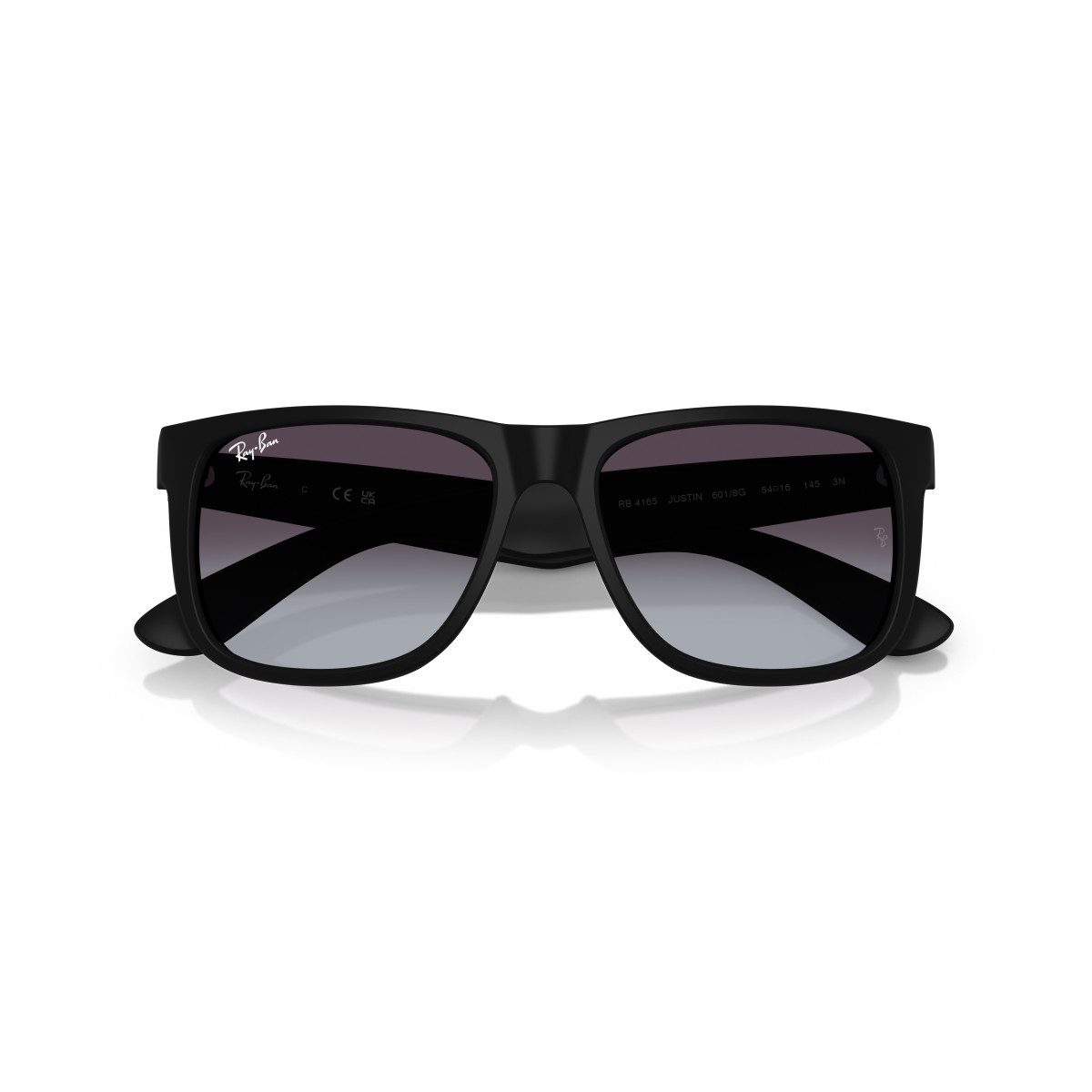 Ray-Ban Justin Classic päikeseprillid | Rubber Black - Dark Grey