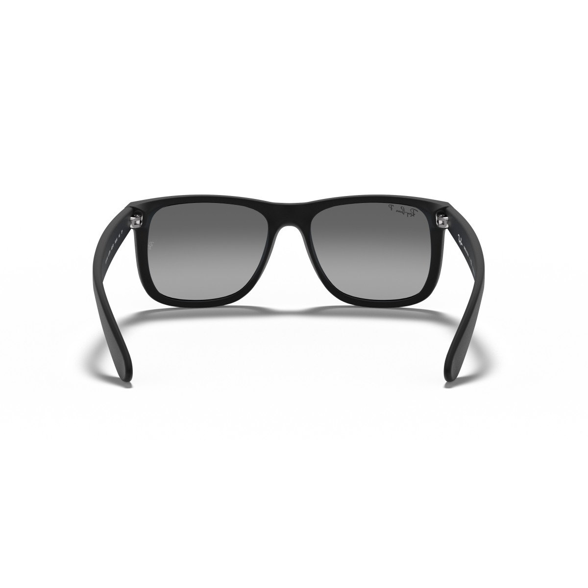 Ray-Ban Justin Classic päikeseprillid | Polarized | Rubber Black - Light Grey