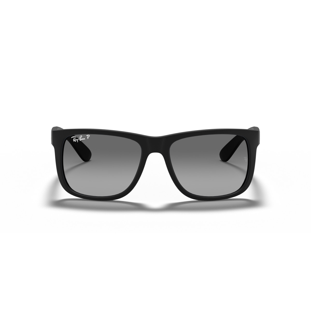Ray-Ban Justin Classic päikeseprillid | Polarized | Rubber Black - Light Grey