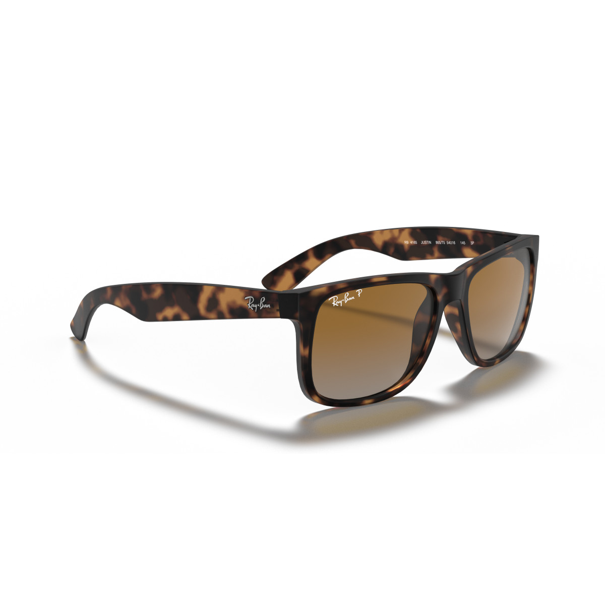 Ray-Ban Justin Classic päikeseprillid | Polarized | Havana - Brown Grey