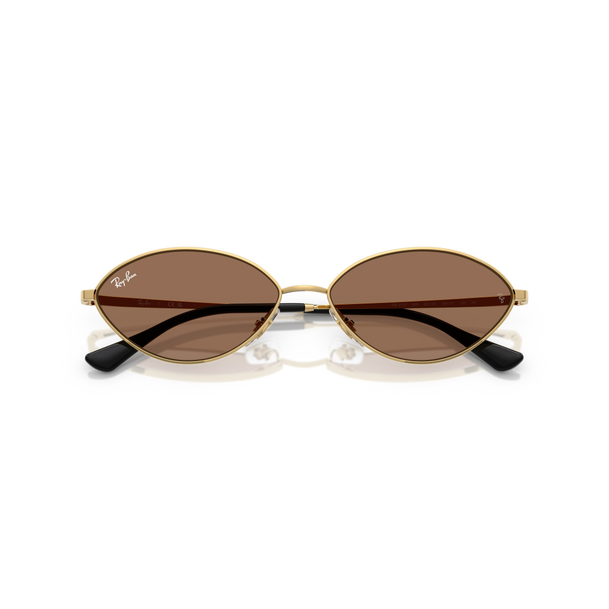 Ray-Ban Kai päikeseprillid | Gold - Dark Brown