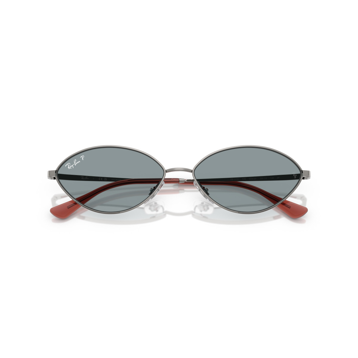 Ray-Ban Kai päikeseprillid | Polarised | Gunmetal - Azure