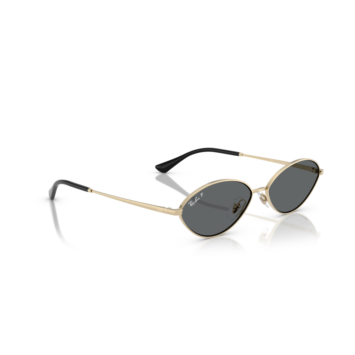 Ray-Ban Kai päikeseprillid | Polarised | Pale Gold - Dark Grey