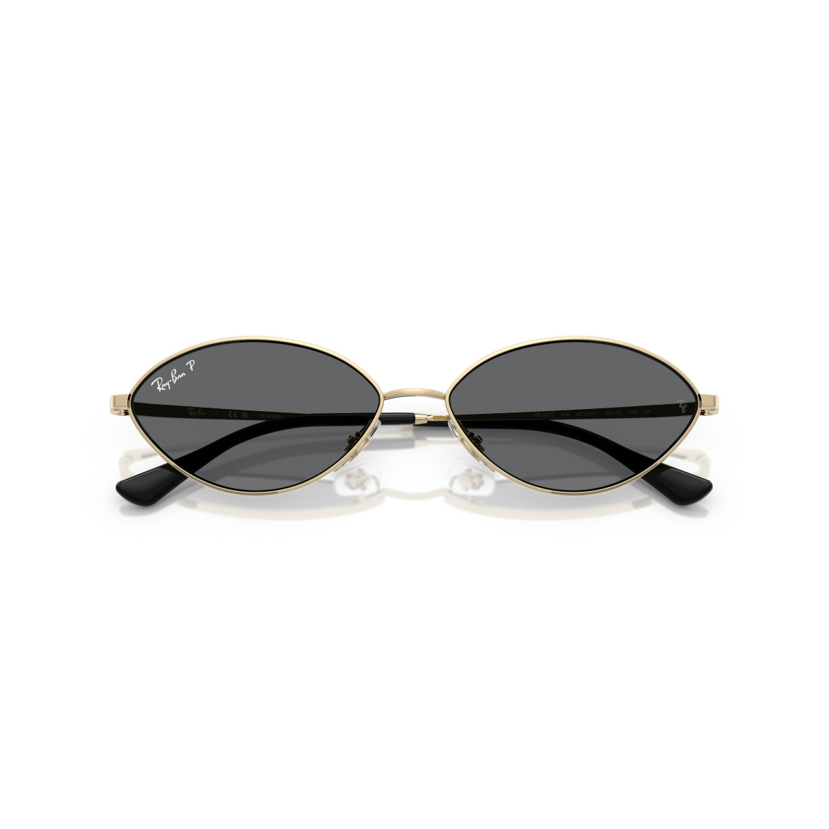 Ray-Ban Kai päikeseprillid | Polarised | Pale Gold - Dark Grey