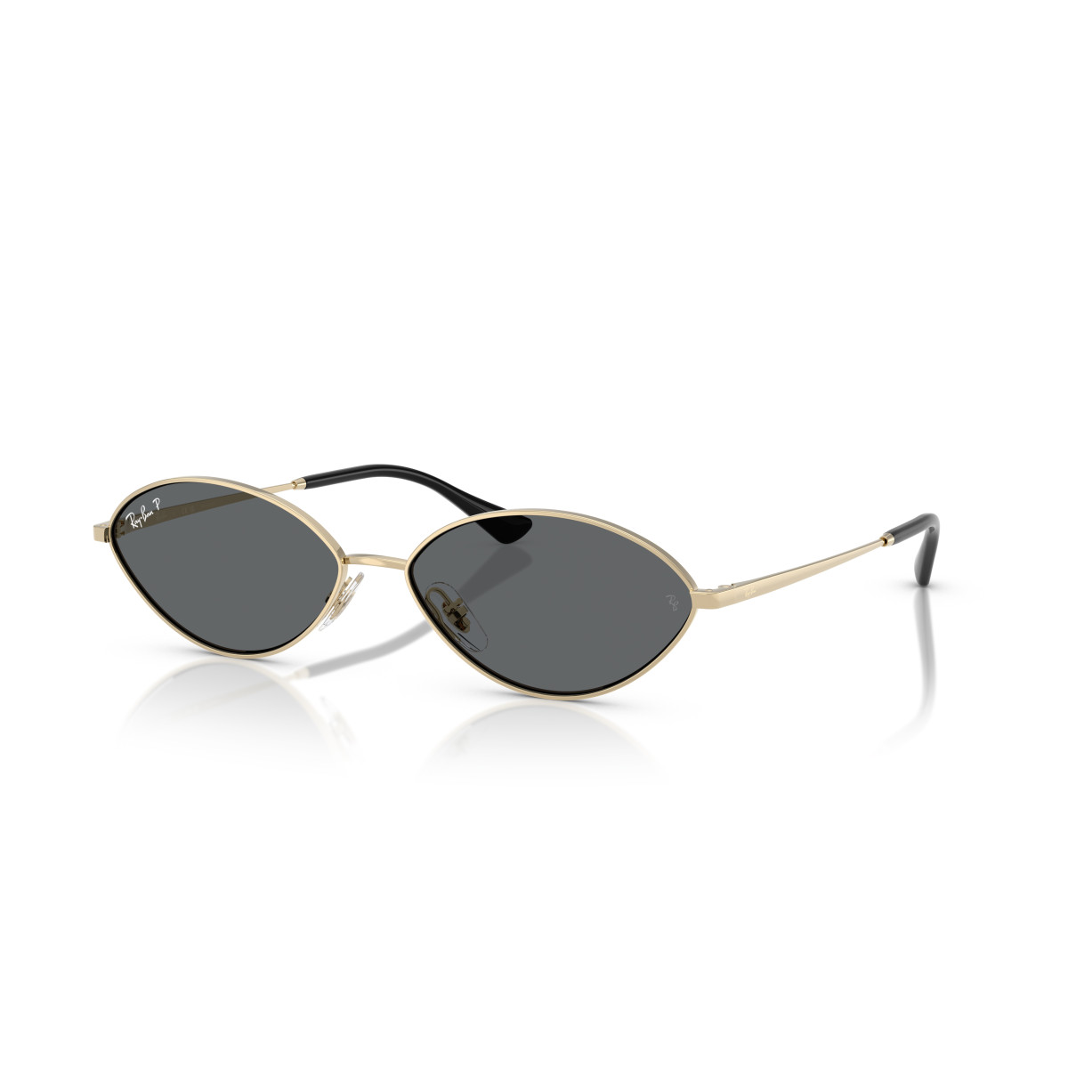 Ray-Ban Kai päikeseprillid | Polarised | Pale Gold - Dark Grey