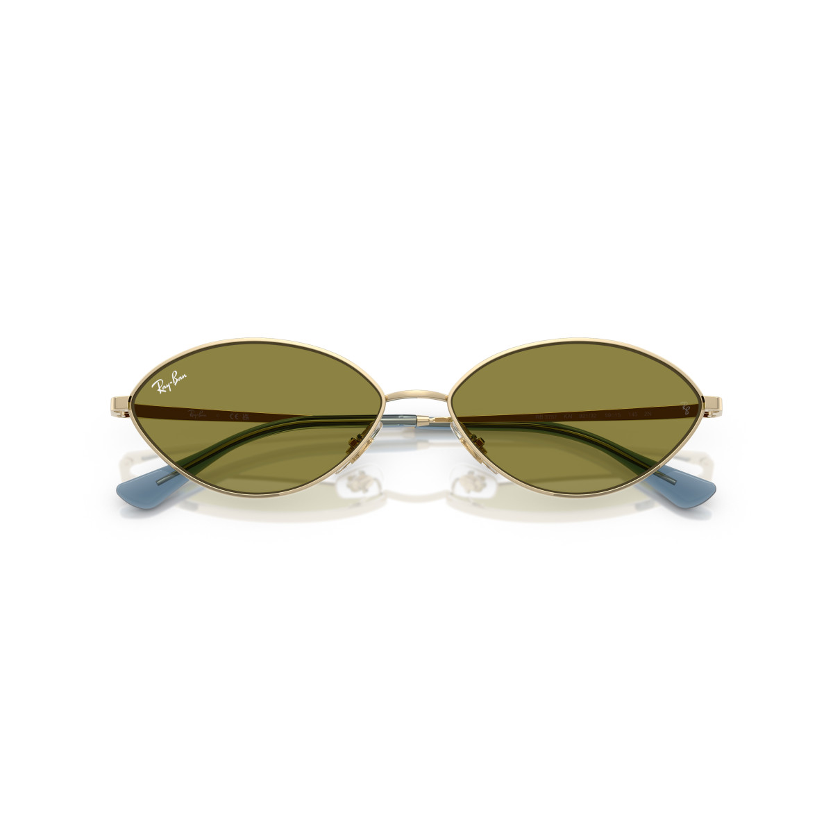 Ray-Ban Kai päikeseprillid | Pale Gold - Green