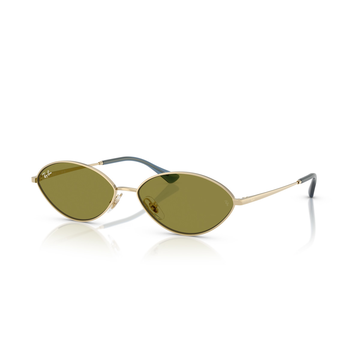 Ray-Ban Kai päikeseprillid | Pale Gold - Green