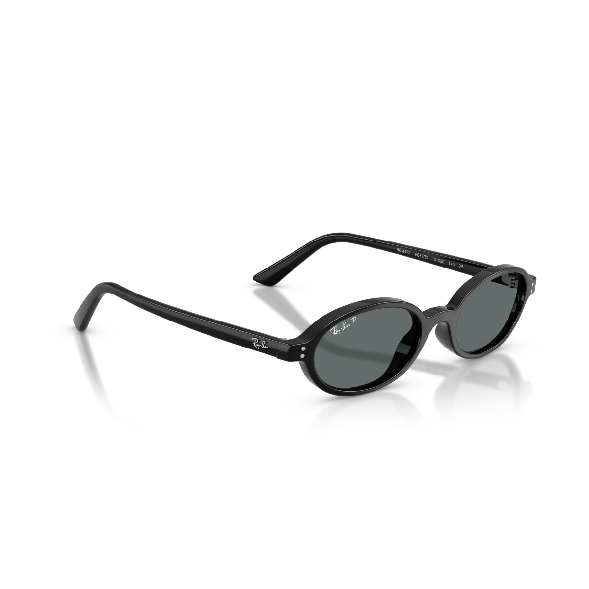 Ray-Ban Khal Small päikeseprillid | Polarized | Black - Dark Grey