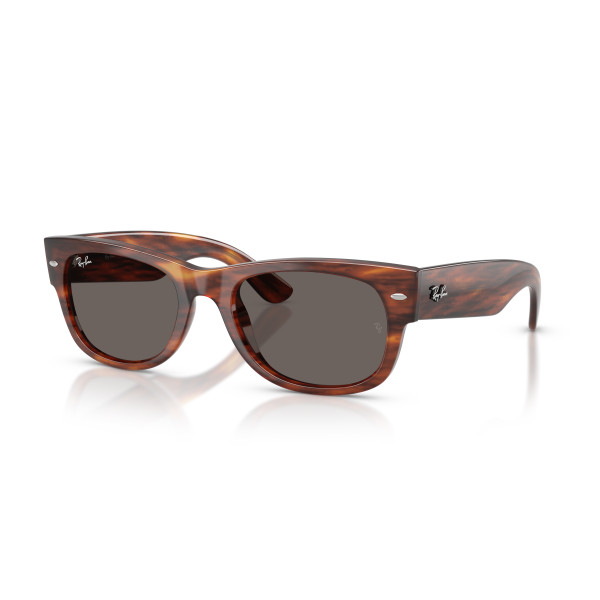 Ray-Ban Mega Wayfarer II päikeseprillid | Striped Havana - Dark Grey