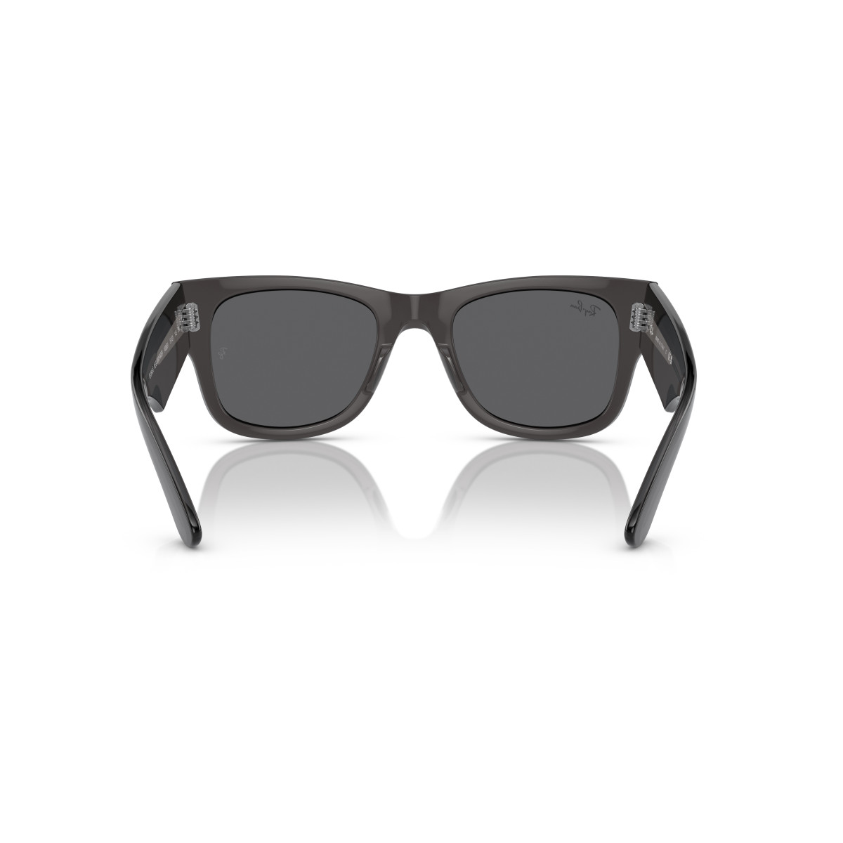 Ray-Ban Mega Wayfarer päikeseprillid | Transparent Black - Dark Grey