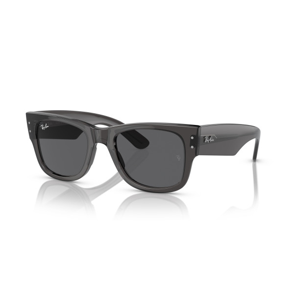 Ray-Ban Mega Wayfarer päikeseprillid | Transparent Black - Dark Grey