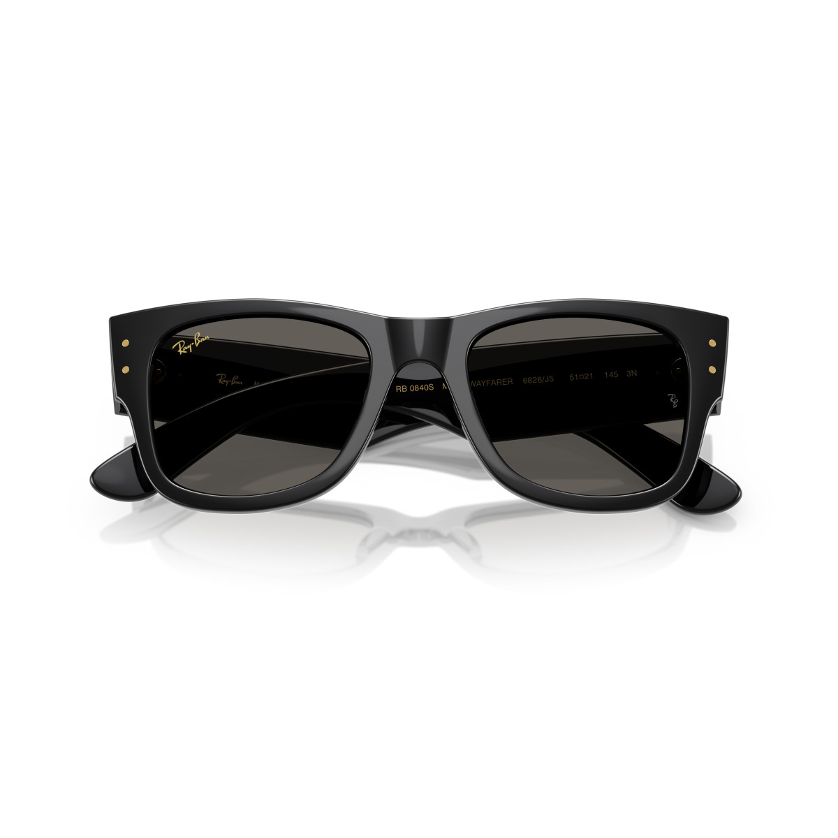 Ray-Ban Mega Wayfarer päikeseprillid | A$AP ROCKY Collection: Black Out | Black - Ultra Blue