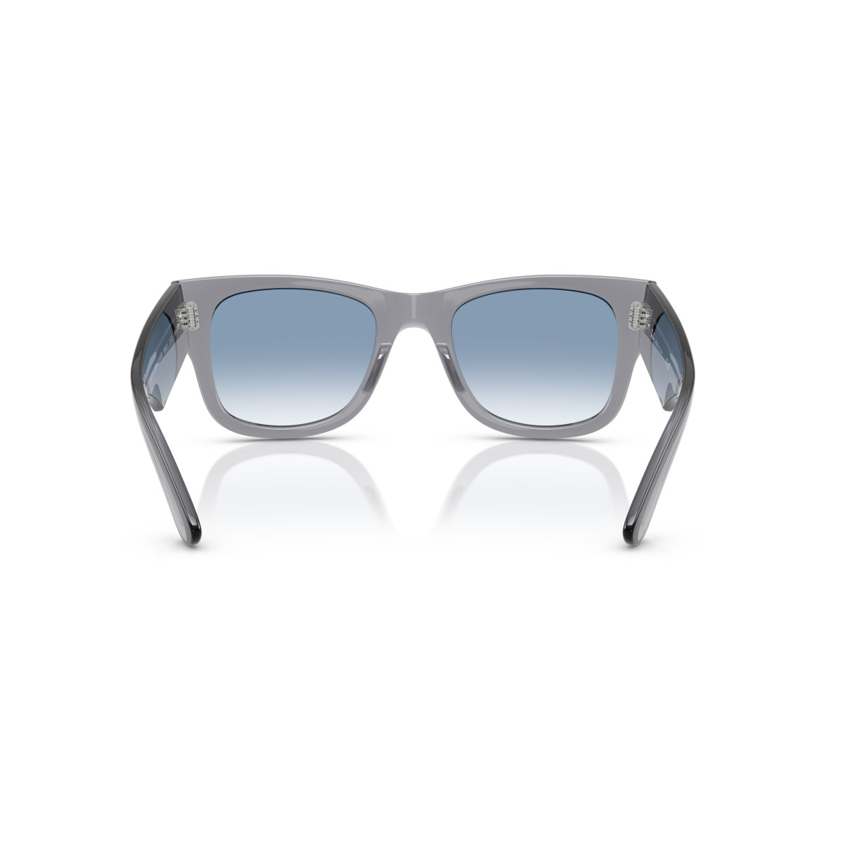Ray-Ban Mega Wayfarer päikeseprillid | Transparent Grey - Clear Gradient Blue