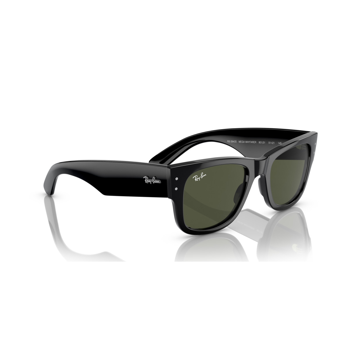 Ray-Ban Mega Wayfarer päikeseprillid | Black - Green