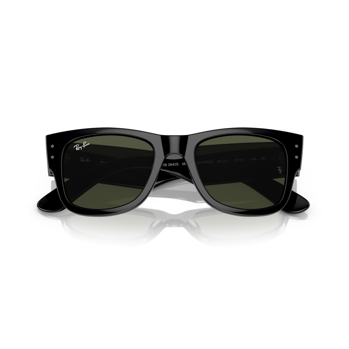Ray-Ban Mega Wayfarer päikeseprillid | Black - Green
