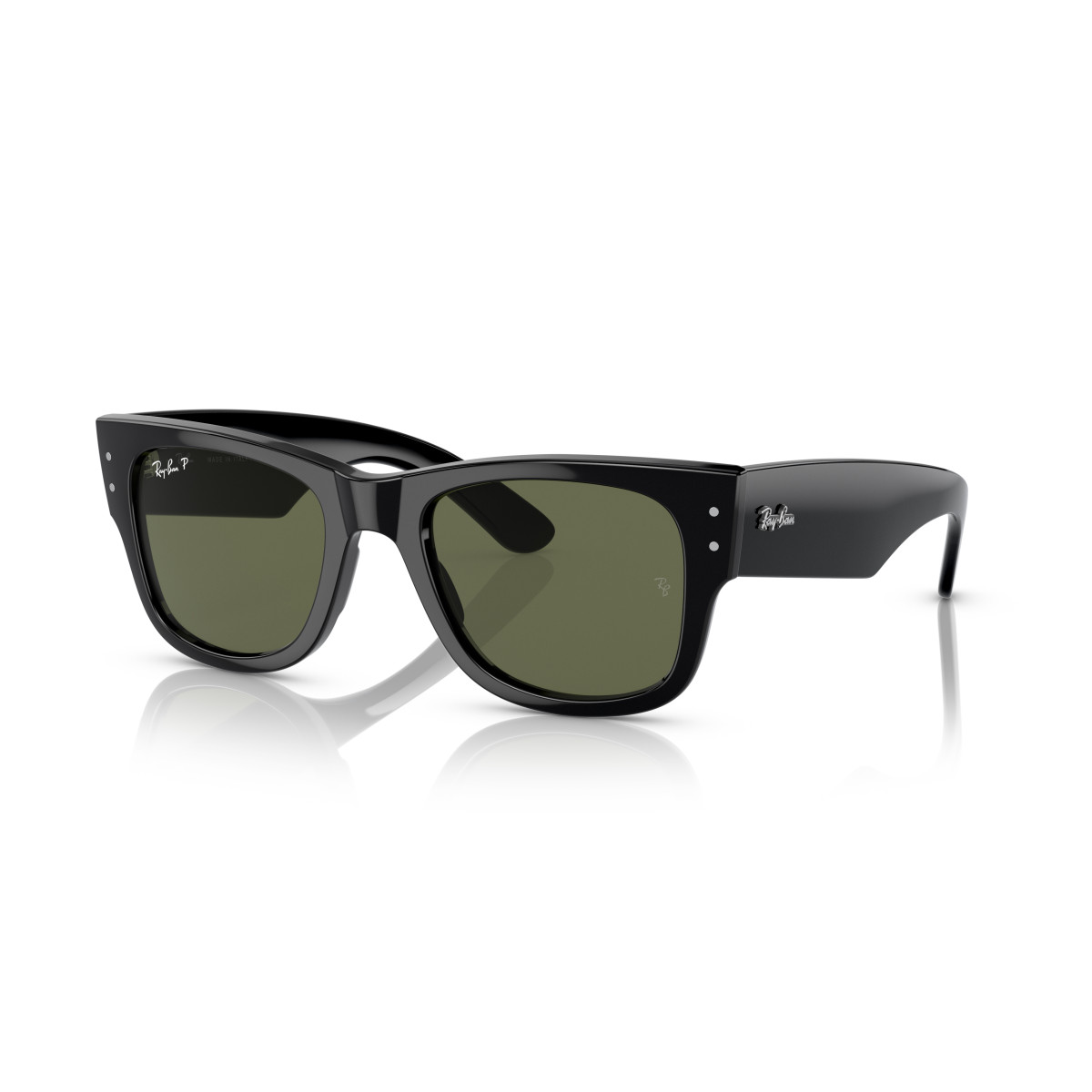 Ray-Ban Mega Wayfarer päikeseprillid | Polarized | Black - Green