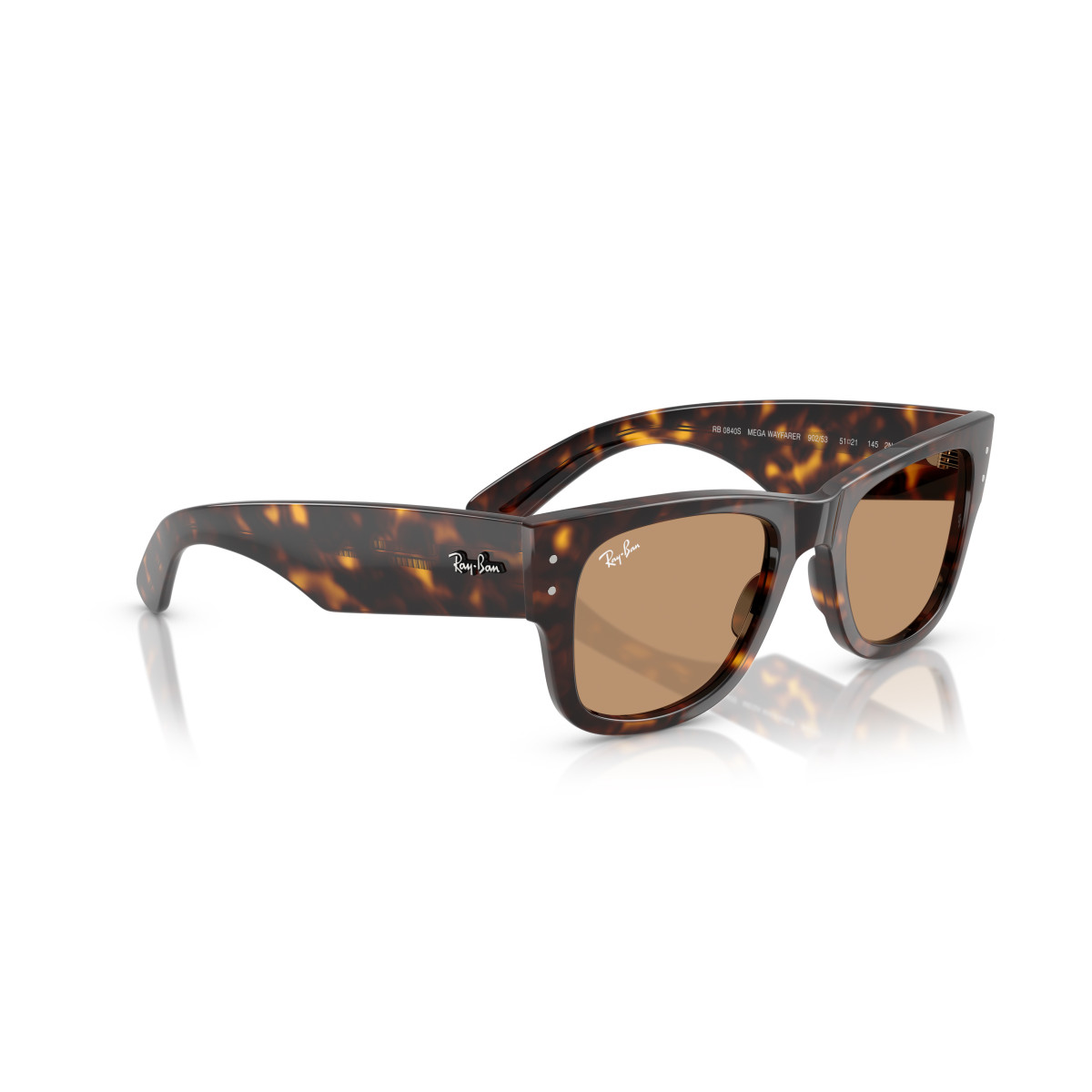 Ray-Ban Mega Wayfarer päikeseprillid | Havana - Brown