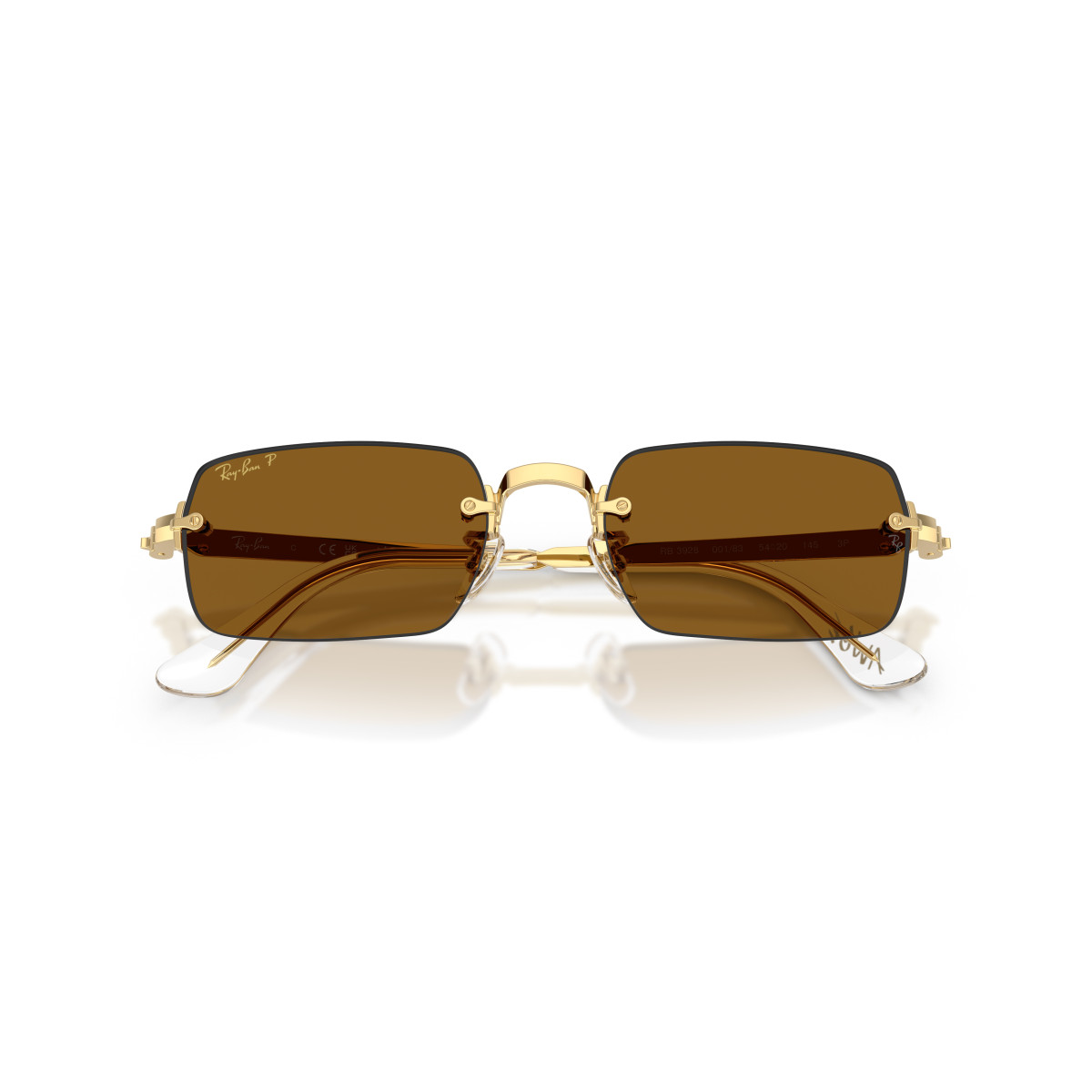 Ray-Ban RB3928 By A$AP Rocky päikeseprillid | Polarized | Arista Gold - Dark Brown