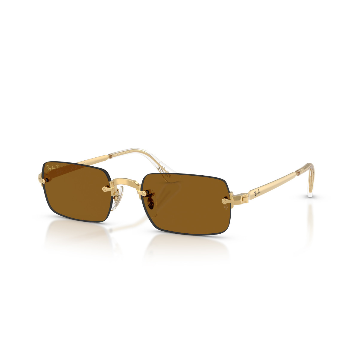 Ray-Ban RB3928 By A$AP Rocky päikeseprillid | Polarized | Arista Gold - Dark Brown