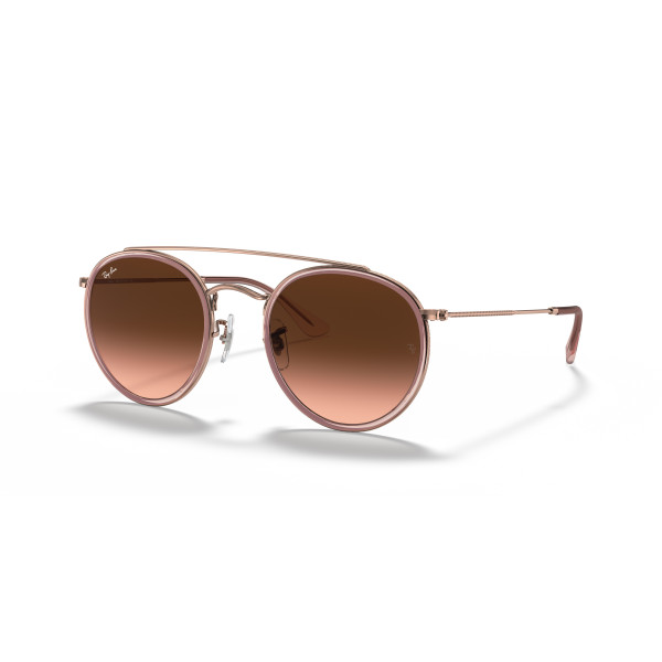 Ray-Ban Round Double Bridge päikeseprillid | Copper - Brown Gradient Ray-Ban Round Double Bridge päikeseprillid | Copper - Brown Gradient