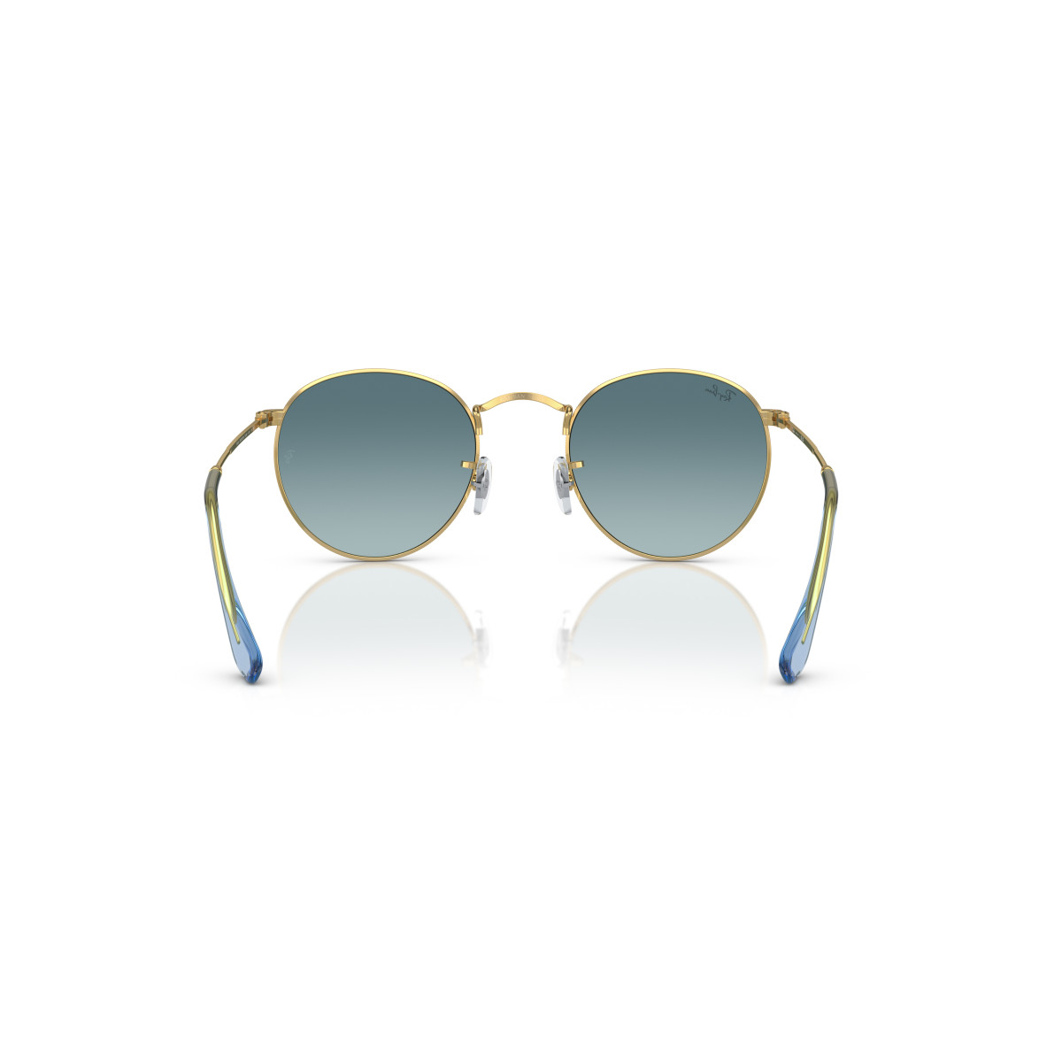 Ray-Ban Round Metal Large päikeseprillid | Gold - Blue