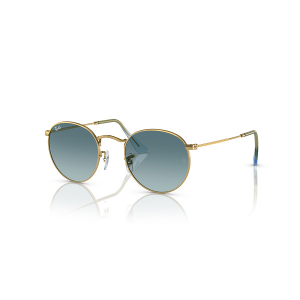 Ray-Ban Round Metal Large päikeseprillid | Gold - Blue