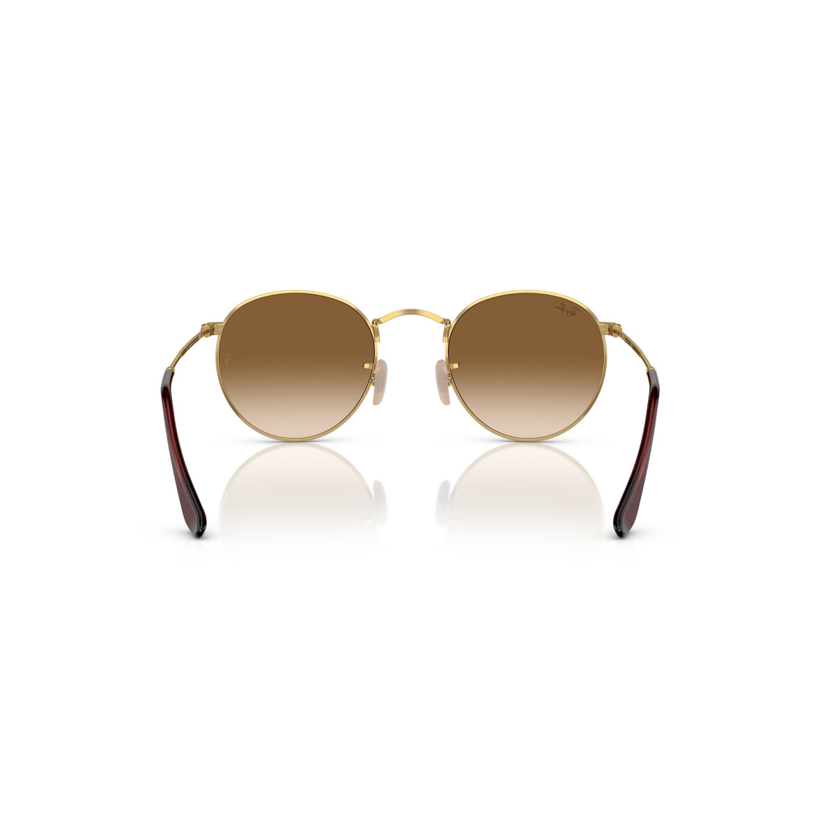 Ray-Ban Round Metal Small päikeseprillid | Gold - Brown