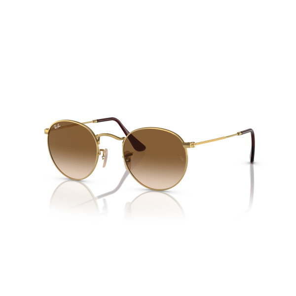 Ray-Ban Round Metal Large päikeseprillid | Gold - Brown