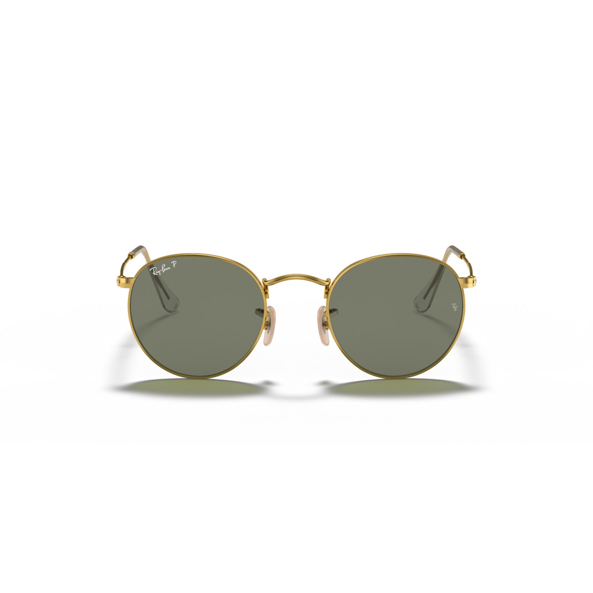 Ray-Ban Round Metal Small päikeseprillid | Polarised | Arista Gold - G-15 Green