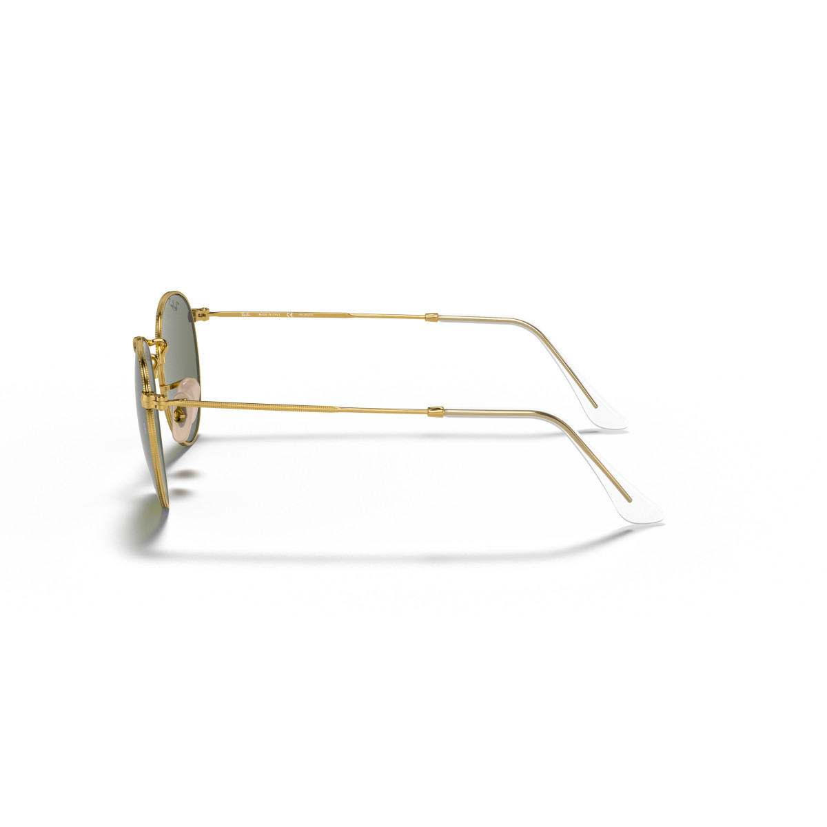 Ray-Ban Round Metal Small päikeseprillid | Polarised | Arista Gold - G-15 Green