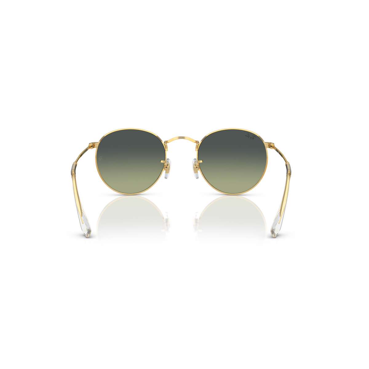 Ray-Ban Round Metal Large päikeseprillid | Arista Gold - Green Vintage