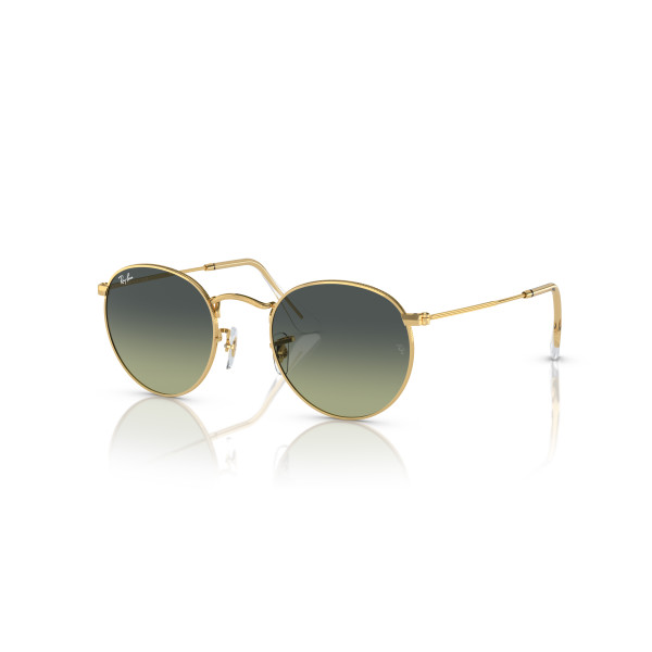 Ray-Ban Round Metal Large päikeseprillid | Arista Gold - Green Vintage