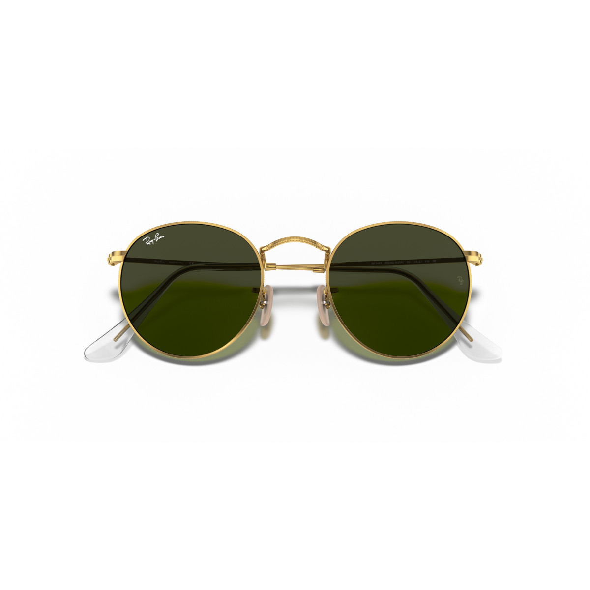 Ray-Ban Round Metal Small päikeseprillid | Arista Gold - G-15 Green