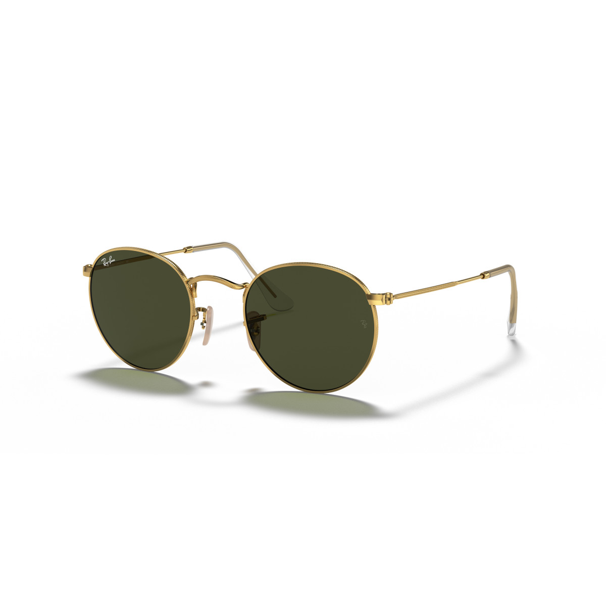 Ray-Ban Round Metal Small päikeseprillid | Arista Gold - G-15 Green