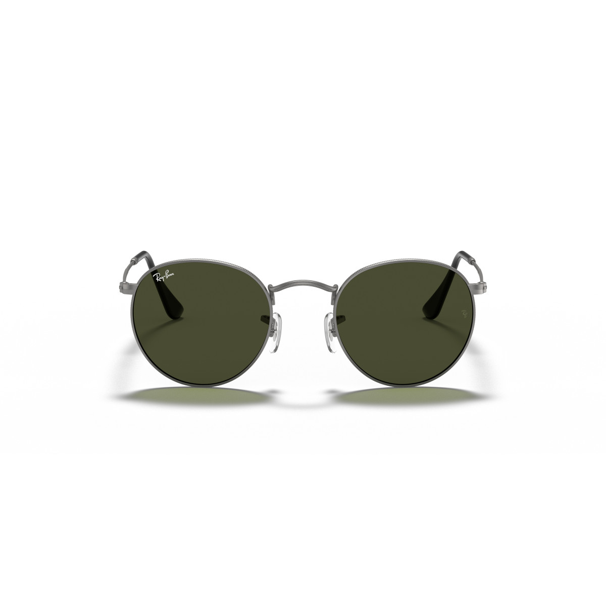 Ray-Ban Round Metal Large päikeseprillid | Gunmetal - G-15 Green